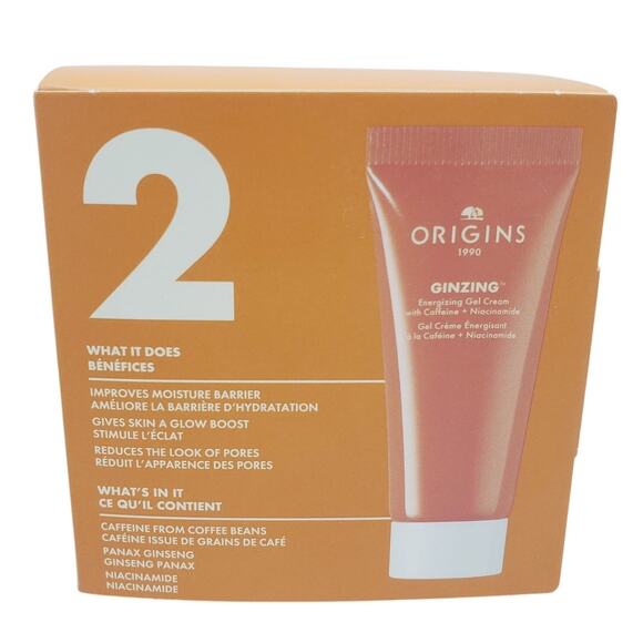 Origins Hello Radiance Boosting Trio Ginzing Cleanser - Gel Cream - Eye Cream - Picture 3 of 5